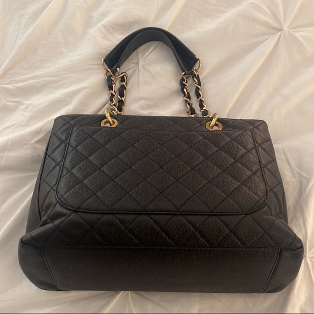 Chanel GST Black and Gold Tote - Picture 3 of 11
